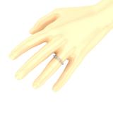 Round White Diamond Single Row Stackable Wedding Band for Her (0.22 ctw, Color I-J, Clarity I2-I3), 925 Sterling Silver