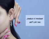 Round White Diamond Infinity Knot Twist French-Wire Dangle Drop Earrings for Women 1/5 CT (0.20 ctw, Color I-J, Clarity I2-I3) in 10K White Gold