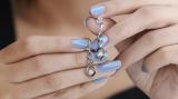 Round White Diamond Twisted Interlock Pushback Drop Earrings for Women (0.11 ctw Color I-J Clarity I2-I3) in 925 Sterling Silver
