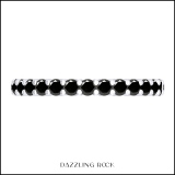 1.50 Carat (ctw) 14K White Gold Round Black Diamond Ladies Eternity Anniversary Wedding Stackable Ring Band 1 1/2 CT