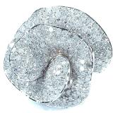 4.00 Carat (ctw) 14k White Gold Round Diamond Ladies Cocktail Right Hand