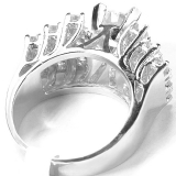 2.25 Carat (ctw) 14k White Gold Round Diamond Ladies Cocktail Ring Center 0.90 ct