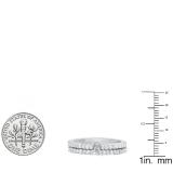 0.50 Carat (ctw) 14k White Gold Round Diamond Ladies Bridal Semi Mount Engagement Ring (No Center Stone)
