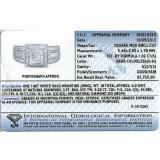 2.00 Carat (ctw) 14k White Gold Round Taper Baguette Diamond Ladies Engagement Ring