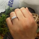 1.25 Carat (ctw) 14k White Gold Round Diamond Ladies Bridal Engagement 3 Stone Ring