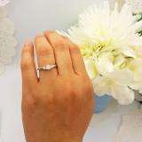 0.40 Carat (ctw) 14k White Gold Round Diamond Ladies Bridal Semi Mount Ring (No Center Stone)