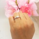 0.90 Carat (ctw) 14K White Gold Round Diamond Ladies Bridal 3 Stone Engagement Ring