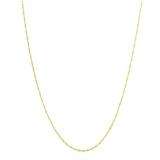 10 Karat Yellow Gold Loose Rope Chain Necklace (18 inch)
