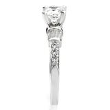 0.33 Carat (Ctw) 14k White Gold Round Diamond Ladies Bridal Semi Mount Engagement Ring 1/3 CT (No Center Stone)