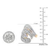 3.00 Carat (ctw) 14k Yellow Gold Round Diamond Ladies Cocktail Right Hand