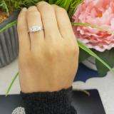 CERTIFIED 0.50 Carat (ctw) 14k White Gold 3 Stone Princess Diamond Ladies Bridal Vintage Engagement Ring 1/2 CT