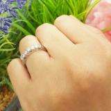 0.55 Carat (ctw) 14k White Gold Round Diamond Ladies Anniversary Wedding Band Stackable Ring
