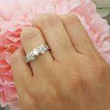 1.50 Carat (ctw) 14k White Gold Round Diamond Ladies Engagement Bridal Ring