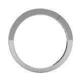 0.55 Carat (ctw) 10K White Gold Round Diamond Ladies Anniversary Wedding Band Enhancer Guard Ring 1/2 CT
