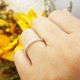 0.60 Carat (ctw) 14k White Gold Round Diamond Ladies Eternity Anniversary Stackable Ring Wedding Band