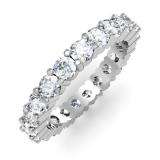 2.50 Carat (ctw) 14k White Gold Round Diamond Ladies Eternity Anniversary Stackable Ring Wedding Band