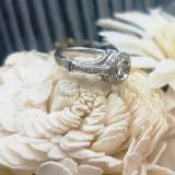 1.00 Carat (ctw) 14k White Gold Round Diamond Ladies Bridal Semi Mount Engagement Ring (No Center Stone) 1 CT