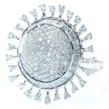 2.00 Carat (ctw) 14k White Gold Round Diamond Ladies Cocktail Right Hand