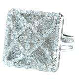 3.00 Carat (ctw) 14k White Gold Round Diamond Ladies Cocktail Right Hand Ring 3 CT