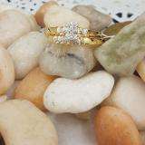 0.05 Carat (ctw) 10k Yellow Gold Round Diamond Men & Ladies Trio Set