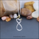 0.10 Carat (ctw) Sterling Silver Round Diamond Mothers Day Special Mom Child Ladies Pendant 1/10 CT