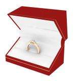 0.35 Carat (ctw) 10k Rose Gold Round Diamond Ladies 3 stone Engagement Bridal Ring