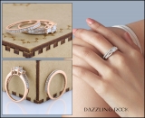 1.00 Carat (ctw) 10k Rose Gold Princess Cut 3 Stone Diamond Ladies Engagement Bridal Ring Set Matching Band 1 CT
