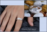 0.25 Carat (ctw) 14K White Gold Round White Real Diamond Men's Wedding Anniversary Band 1/4 CT