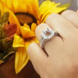 1.25 Carat (ctw) 14k White Gold Round Diamond Ladies Bridal Semi Mount Ring (No Center Stone)