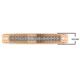 0.20 Carat (ctw) 10K Rose Gold Round Diamond Ladies Vintage Style Anniversary Wedding Milgrain Stackable Band 1/5 CT