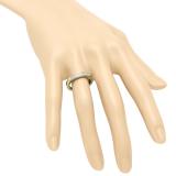 0.20 Carat (ctw) 10K Yellow Gold Round Diamond Ladies Vintage Style Anniversary Wedding Milgrain Stackable Band 1/5 CT