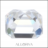 ALLORYA IGI Certified 1.00 Carat Single Loose Asscher Lab Grown White Diamond (Colors I or Better & Clarity VS2)