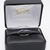 0.35 Carat (ctw) 14K White Gold Round White Diamond Ladies Bridal Anniversary Wedding Band Stackable Ring 1/3 CT