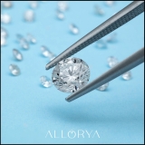 ALLORYA IGI Certified 1.00 Carat Single Loose Oval Lab Grown White Diamond (Colors G or Better & Clarity VS2)