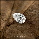 ALLORYA IGI Certified 1.00 Carat Single Loose Pear Lab Grown White Diamond (Colors E or Better & Clarity VS2)