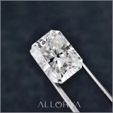 ALLORYA IGI Certified 1.00 Carat Single Loose Radiant Cut Lab Grown White Diamond (Colors I or Better & Clarity VS2)