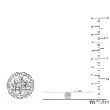Charles and Colvard Forever Classic 4.5 mm Round Moissanite Solitaire Stud Earrings 14K Yellow Gold
