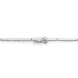 1.97 Carat (ctw) 14K White Gold Round Cut Diamond Tennis Necklace 2 CT