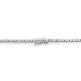 4.05 Carat (ctw) 14K White Gold Round Cut Diamond Tennis Necklace