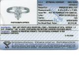 Certified 0.95 Carat (ctw) 14K White Gold Real Marquise Cut Diamond Ladies Engagement Solitaire Ring