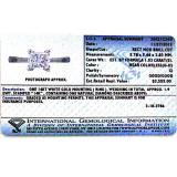 Certified 1.03 Carat (ctw) 14K White Gold Princess Cut Diamond Ladies Bridal Engagement Solitaire Ring 1 CT