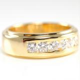 1.00 Carat (ctw) 14K REAL ROUND DIAMOND MENS WEDDING BAND RING