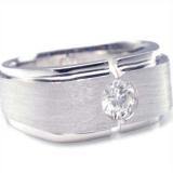 0.75 Carat (ctw) 14K REAL ROUND DIAMOND MENS WEDDING BAND RING