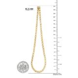 16.50 Carat (ctw) Round White Diamond Ladies Elongated Teardrop Earrings 18K Yellow Gold