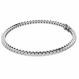 IGI CERTIFIED 2.00 Carat (ctw) Platinum Round Cut White Diamond Ladies Tennis Bracelet 2 CT